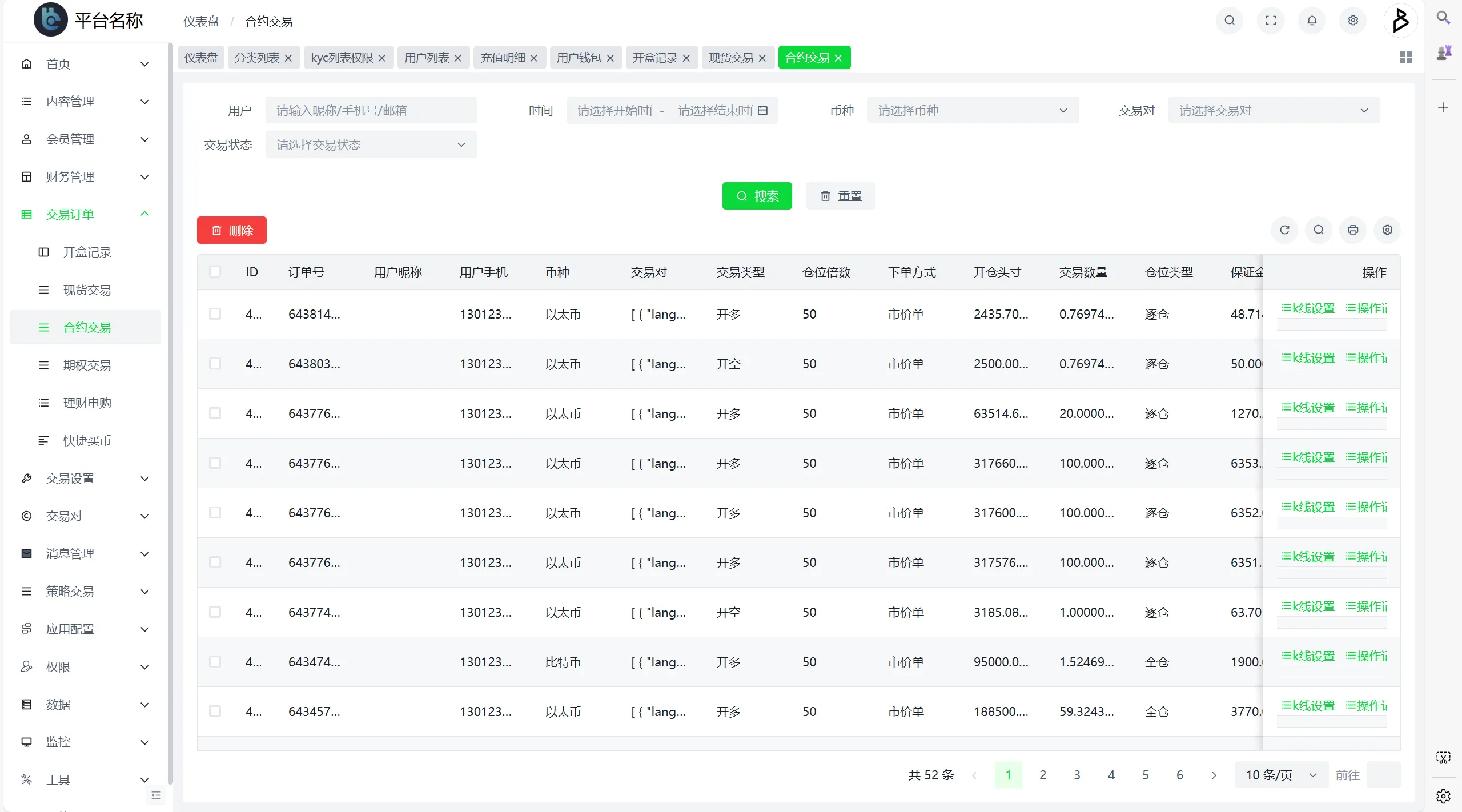 Bakkt区块链交易所源码 | 多语言交易所源码·期权系统