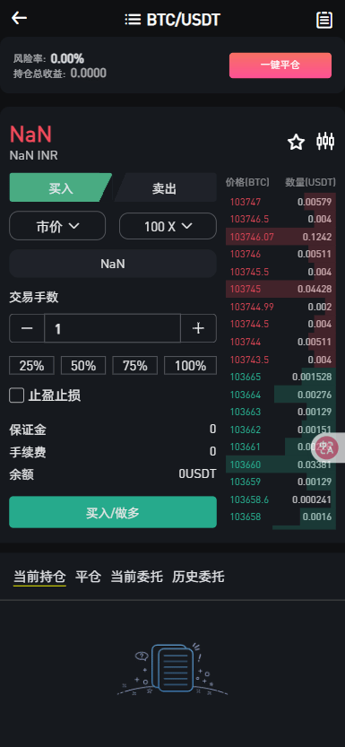 二开优化交易所 - 合约下单页2