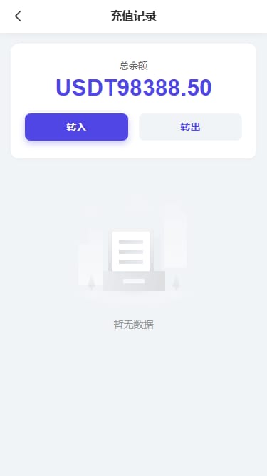 养牛理财系统 - 充值记录