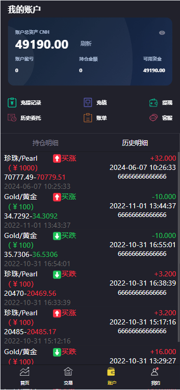 贵金属交易系统 - 安全检测页