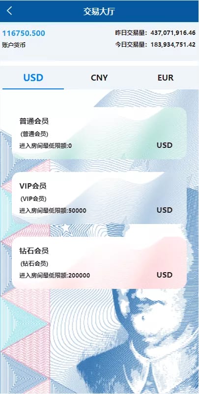 虚拟币交易系统 - 交易大厅