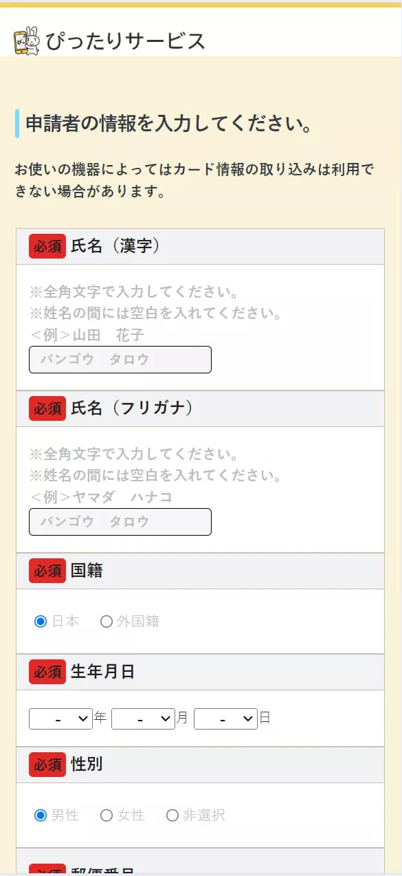 申请系统 - 服务说明页