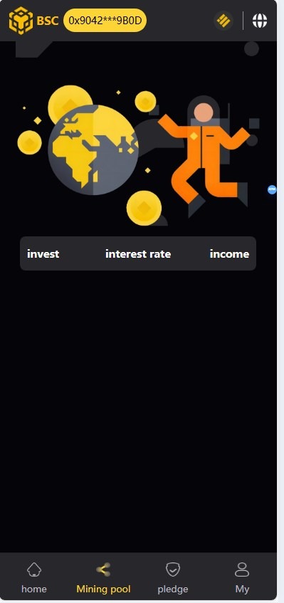 BSC质押挖矿DefiDAPP/带授权合约代码/矿池/7国语言/质押DEFI