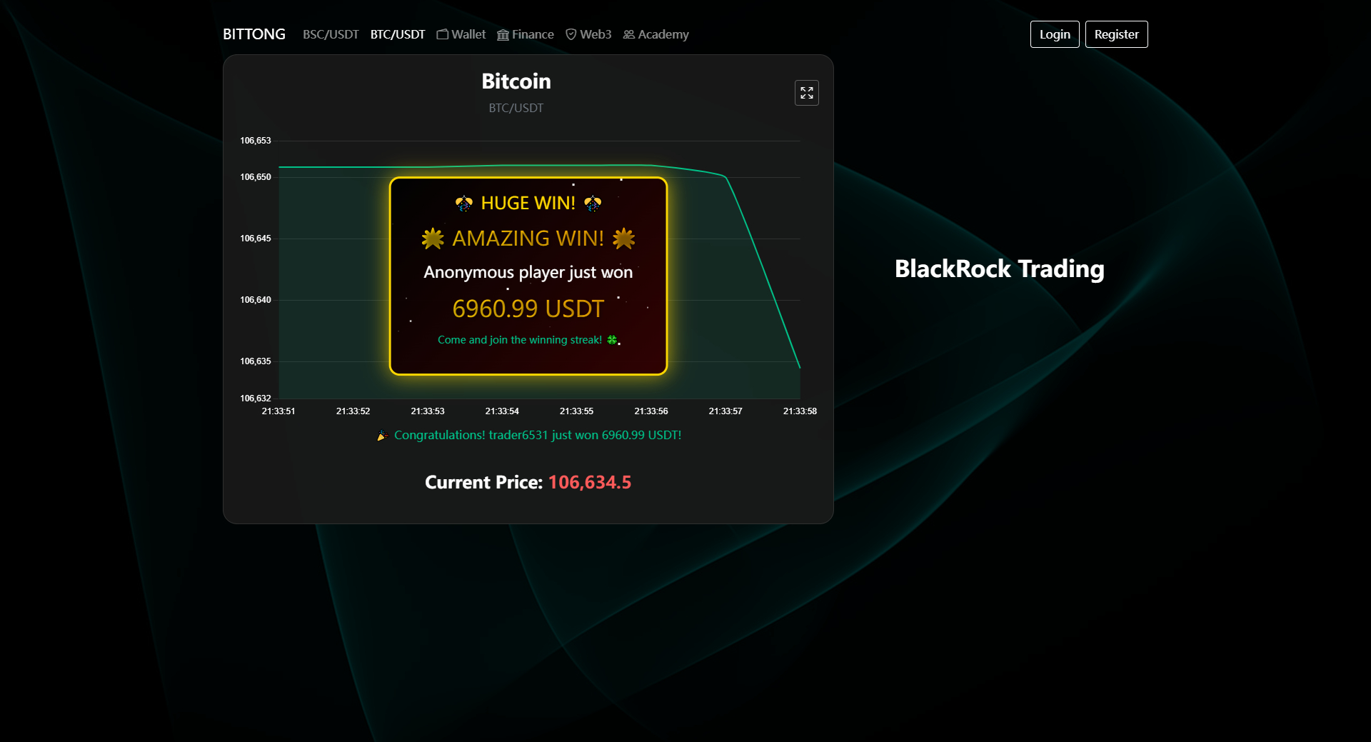 BitTong虚拟货币微交易投资理财源码/现货交易+杠杆交易+完美K线控制+完整用户输赢控制+代理/前端html+后端PHP