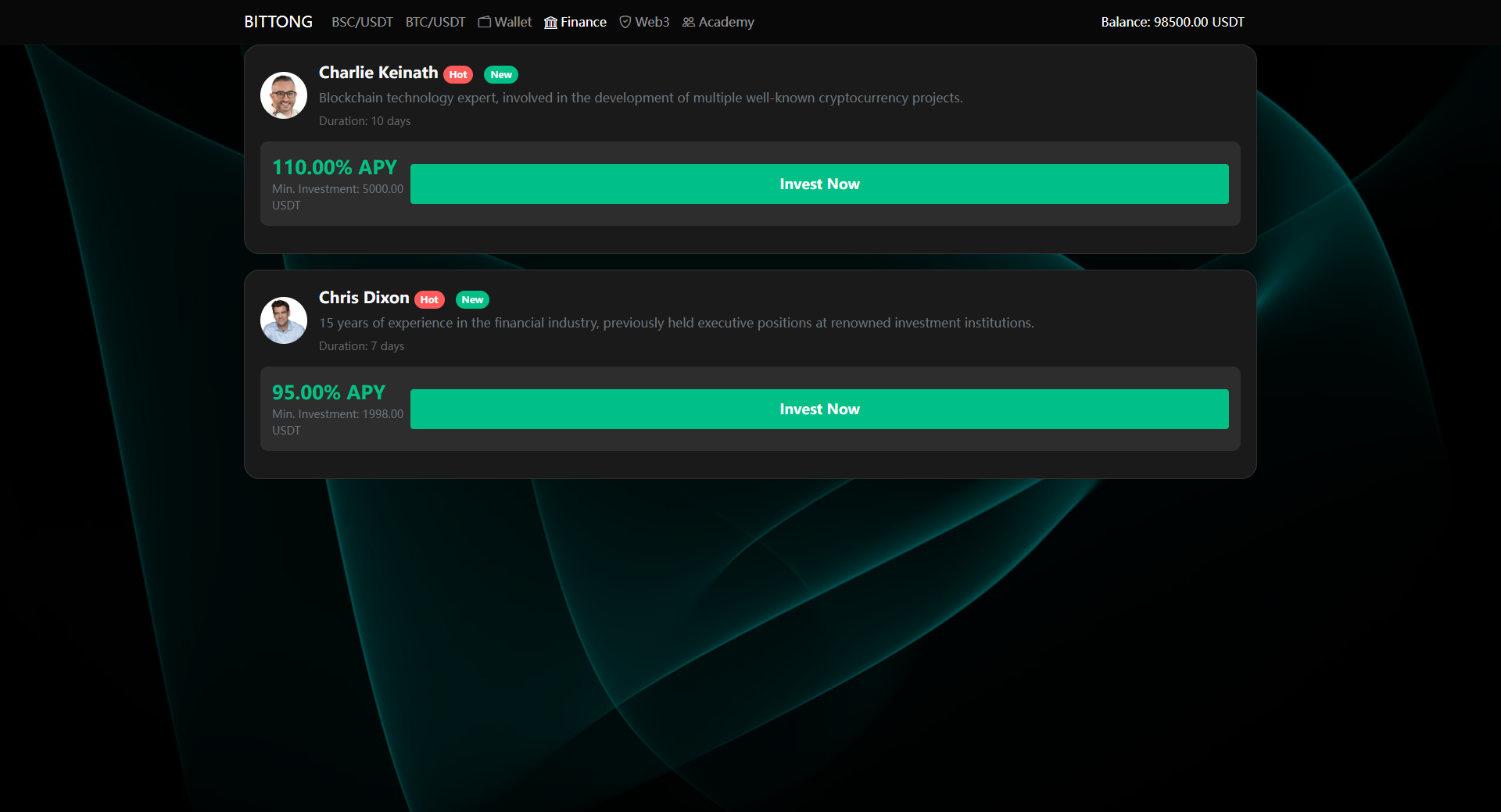 BitTong虚拟货币微交易投资理财源码/现货交易+杠杆交易+完美K线控制+完整用户输赢控制+代理/前端html+后端PHP