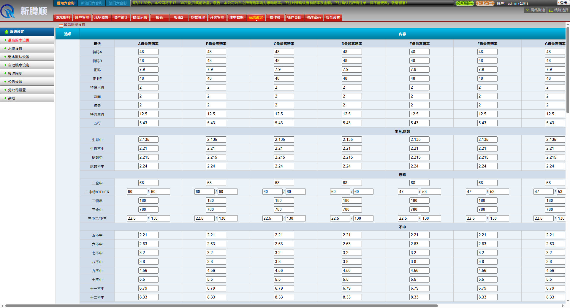环球六合彩源码+带导航+支持手机+多盘位全开源支持二开