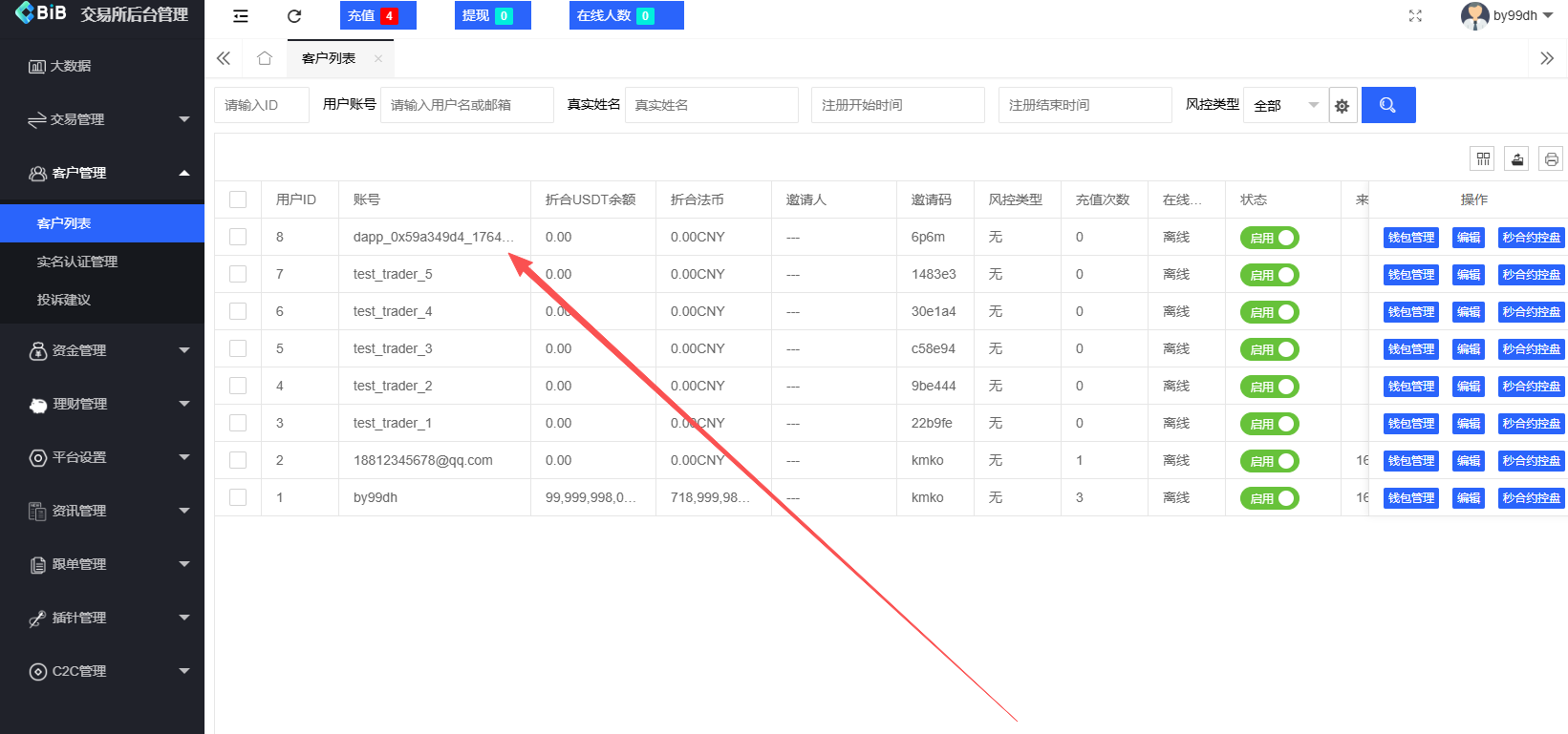 新增dapp登陆/跟单交易所/C2C/现货/杠杆合约/期权秒合约/挖矿理财/申购/插针/交易所源码