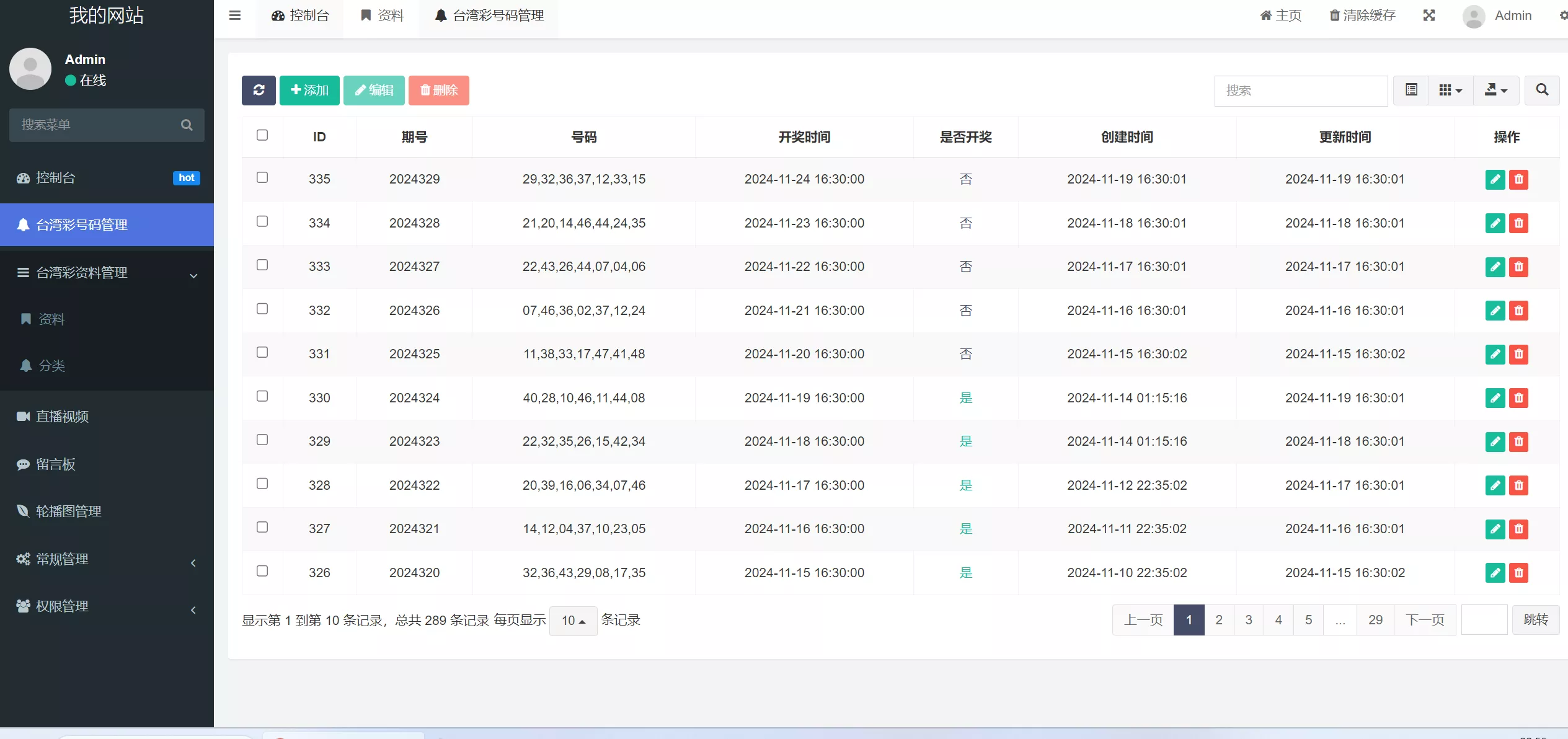 【运营版六合彩开奖网源码】uniapp全开源+心水资料+采集正常+视频开奖+带留言板功能
