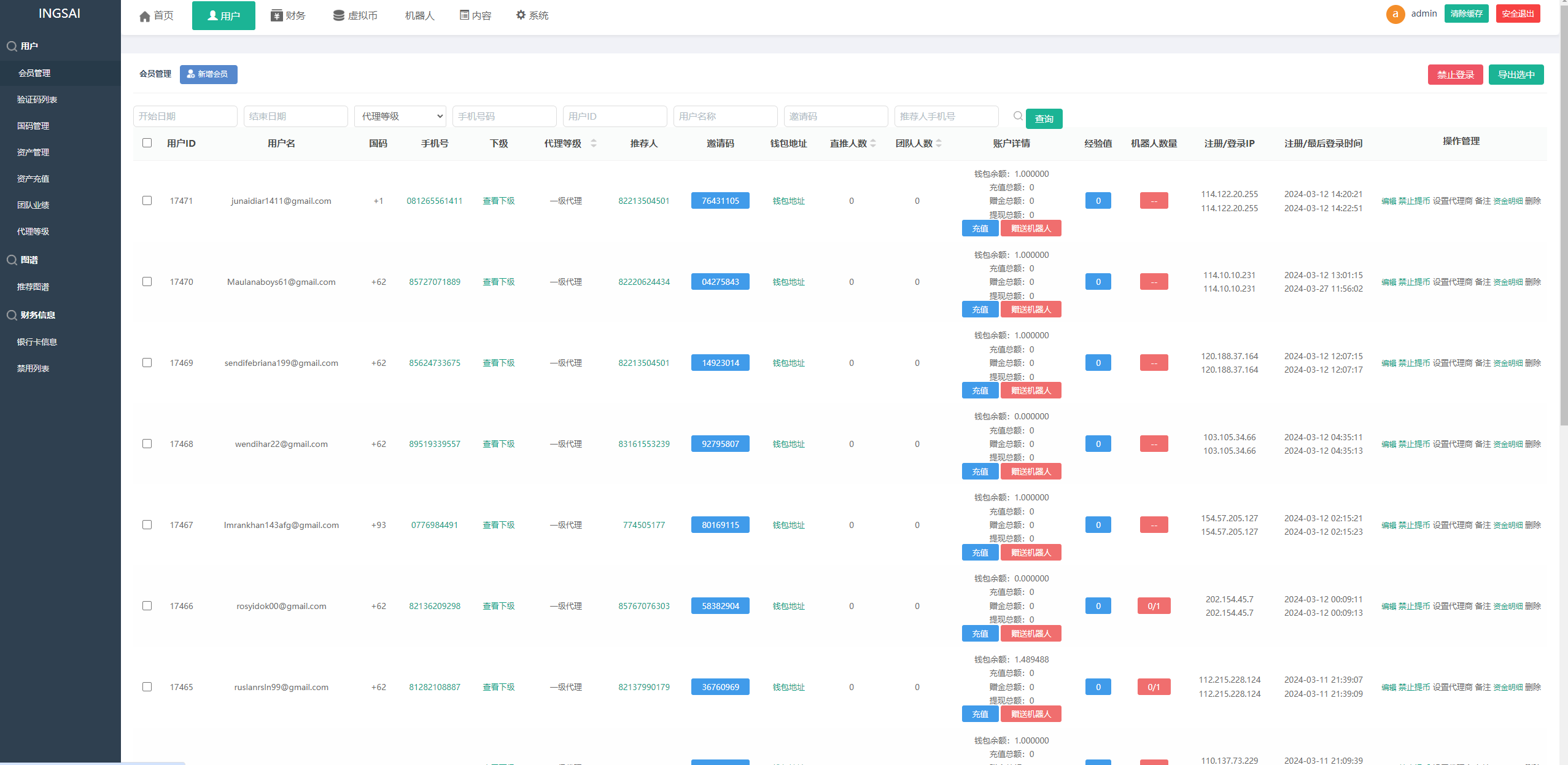 新UI海外量化机器人/多语言虚拟币投资系统/前端vue