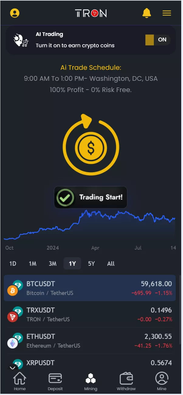 海外TRON区块链人工智能ai投资理财系统源码