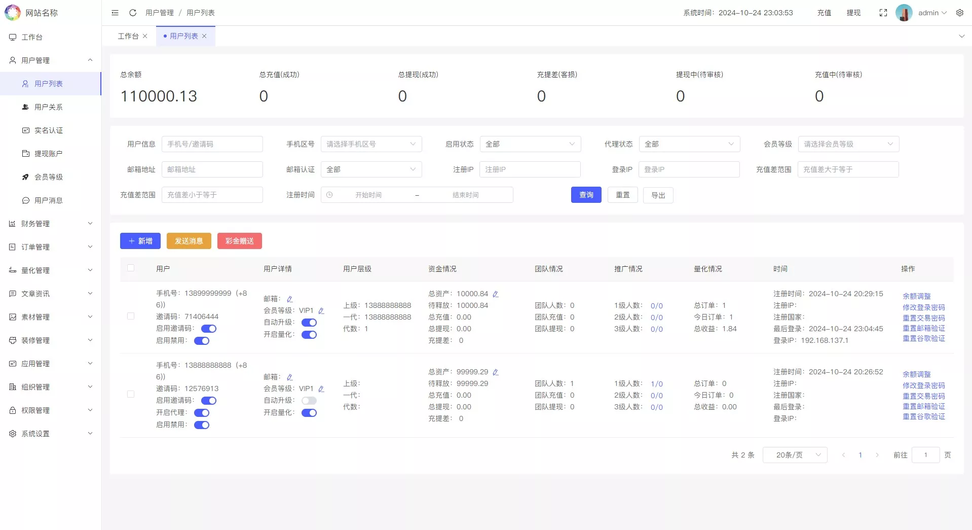 国际版多语言量化交易理财金融/19种语言可自定义扩展语言+USDT自动充值+搭建教程