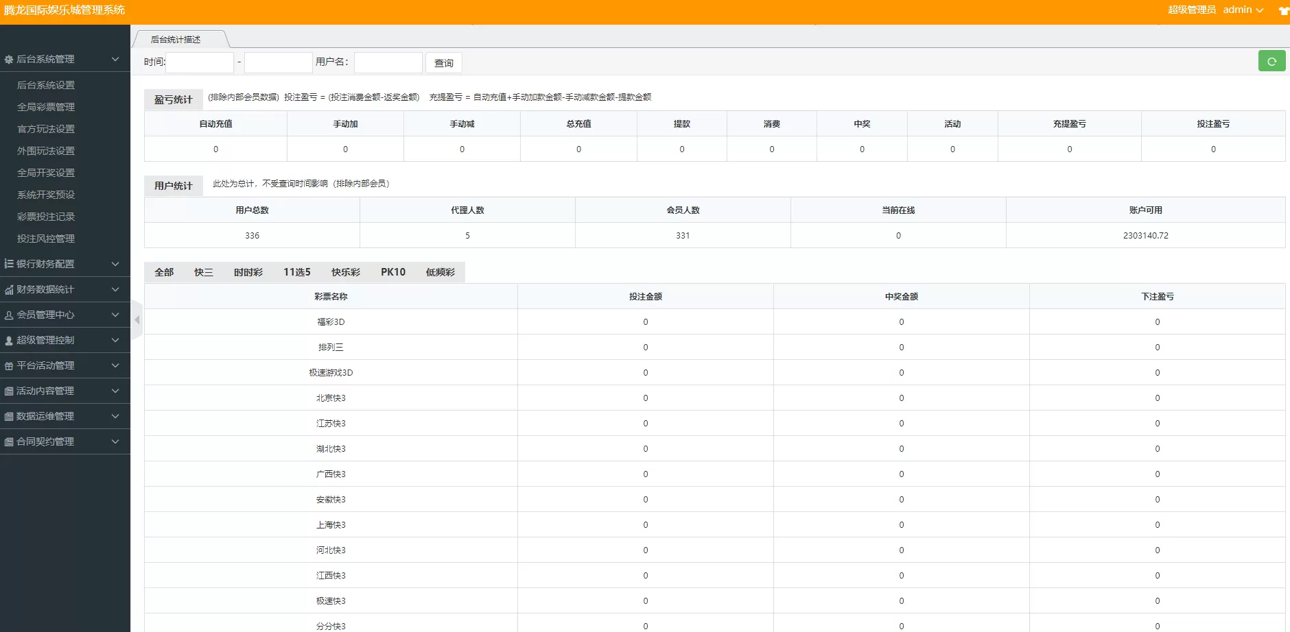 大富二开/腾龙娱乐整站二次开发源码+88個彩种+契约分红+附带图文说明安装教程