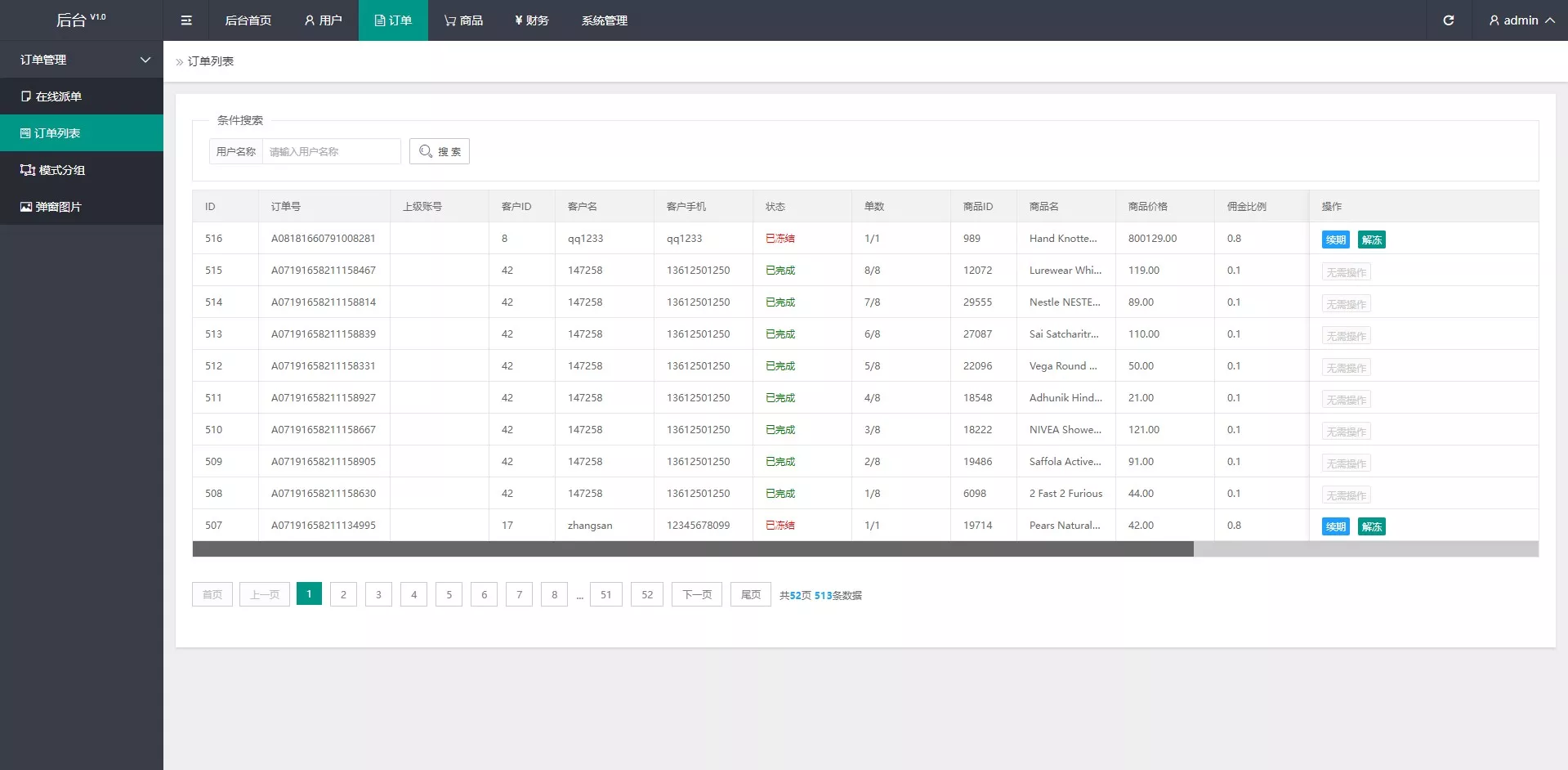 多语言订单自动匹配系统/海外抢单刷单系统+分组杀+代理后台