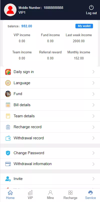 【双语言理财系统】海外产品投资系统+项目投资源码