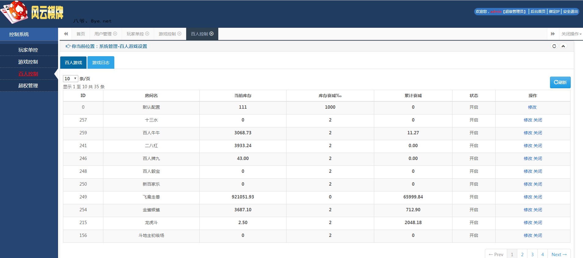 【最新修复运营版】润竹娱乐恭喜发财红色永利二开+完整数据+多方面修复